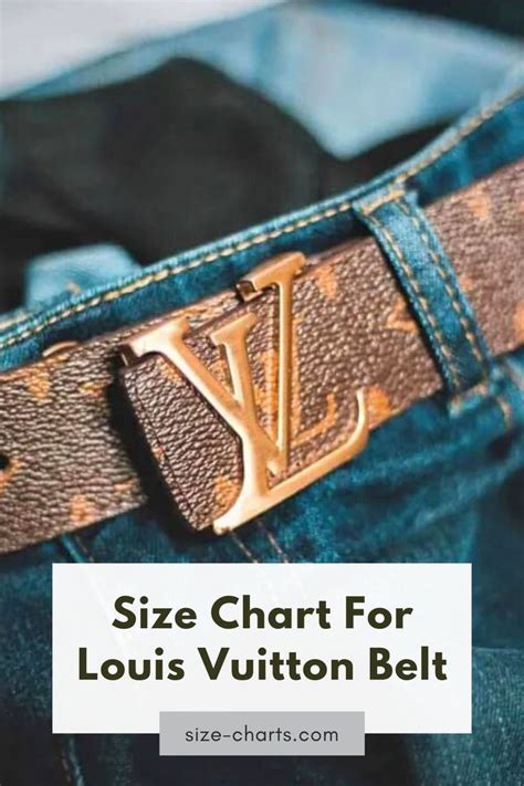 louis vuitton belt sizing chart|louis vuitton 40mm belt.